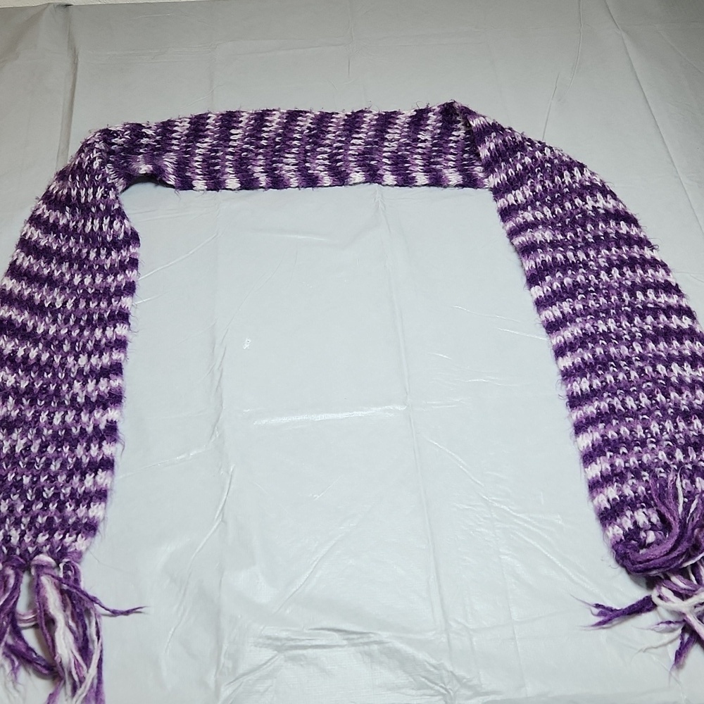 Purple Scarf And Hat